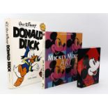 2 Bücher zum Thema Comics: "Mickey Mouse Art" und "Donald Duck".