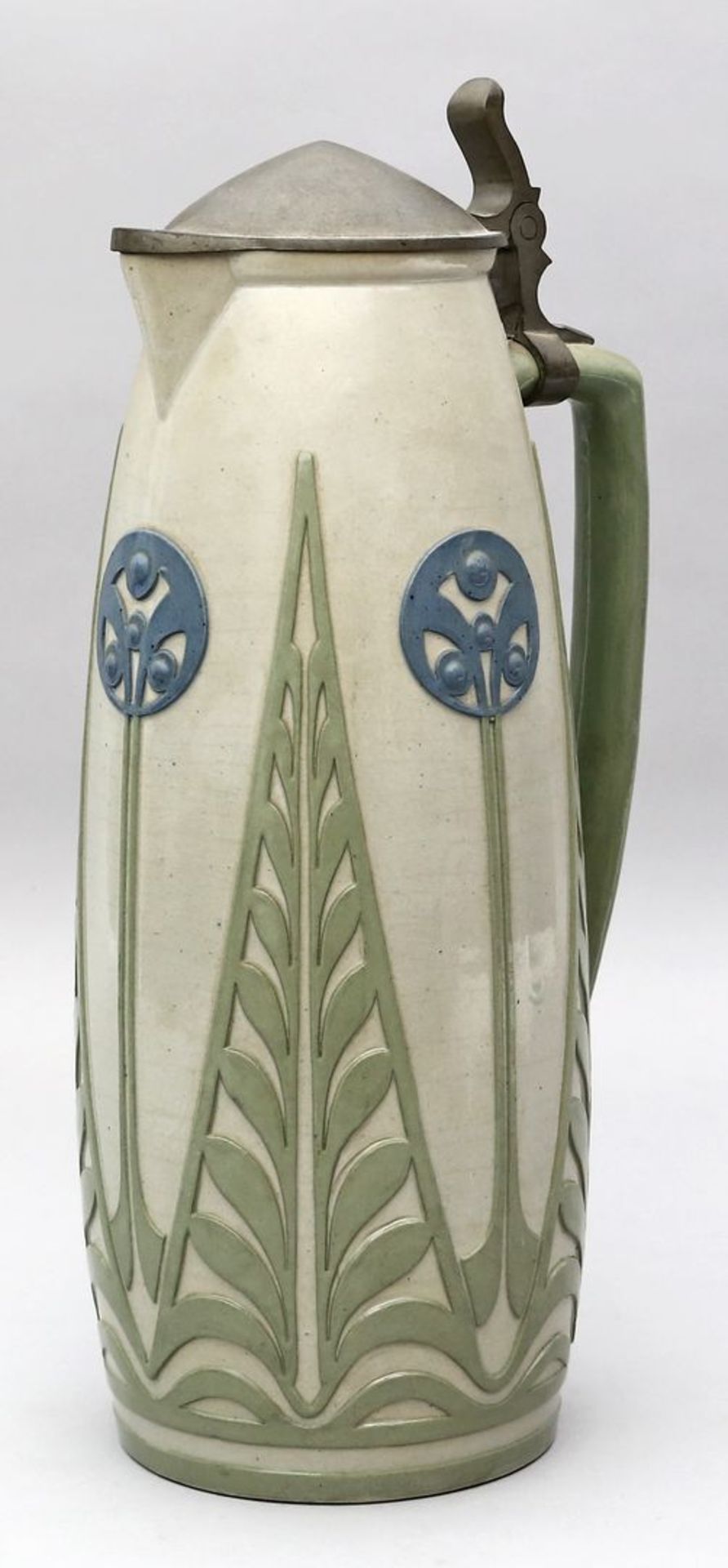 Jugendstil-Henkelkrug, 2 Liter.