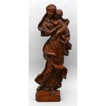 Skulptur "Madonna mit Kind".