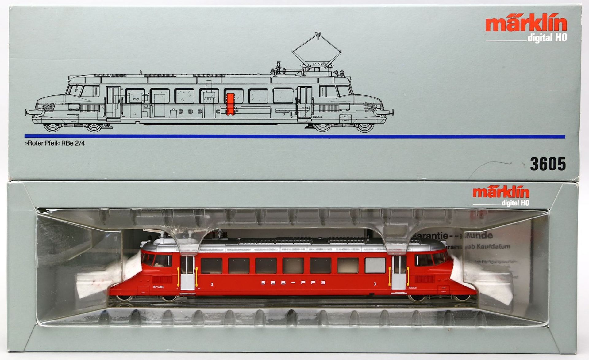 Lok "Roter Pfeil" von Märklin, H0.