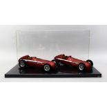 2 Modellautos "Rennwagen Alfa Romeo Tipo 158 & Tipo 159" 1:12.