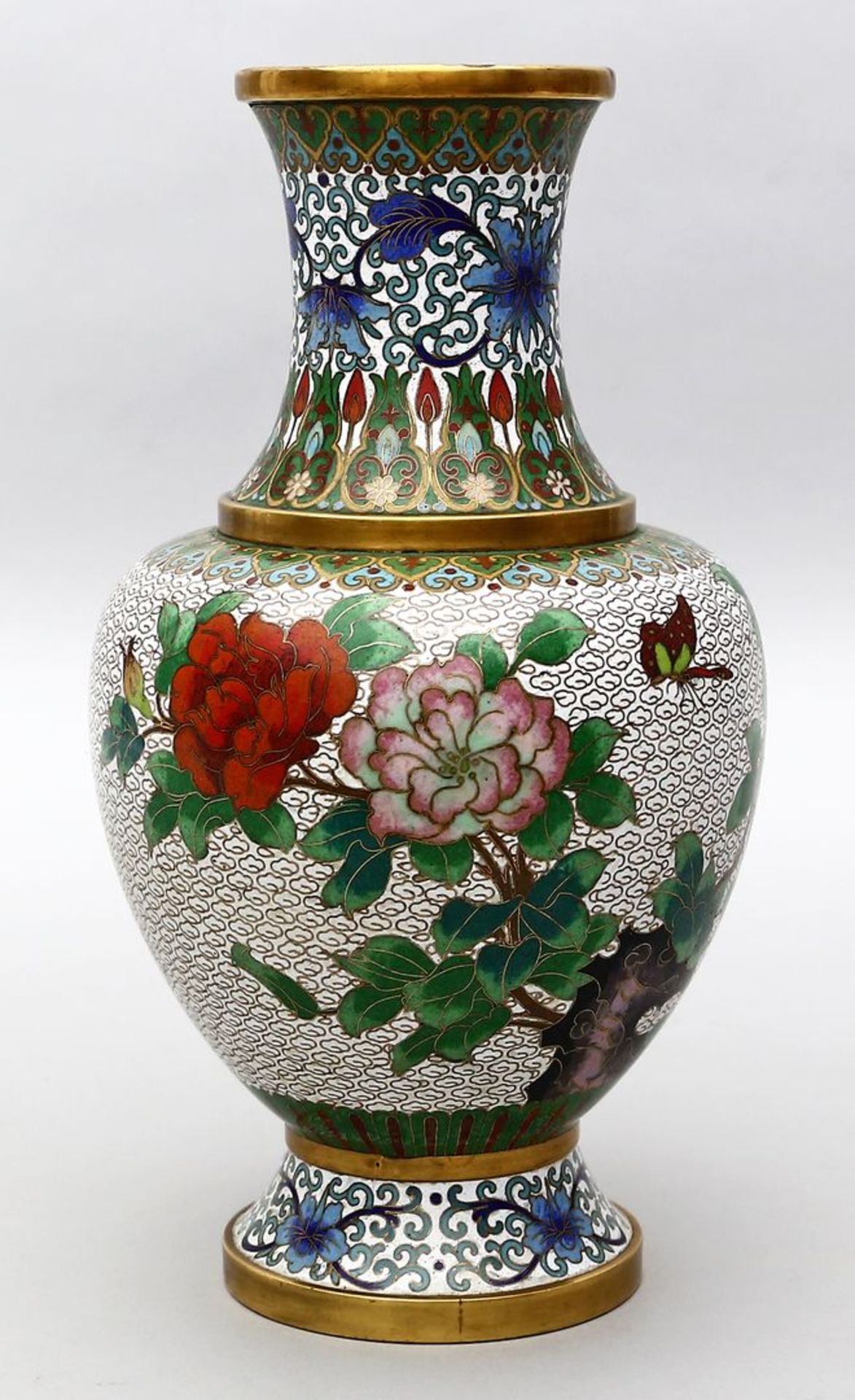 Cloisonné-Vase.