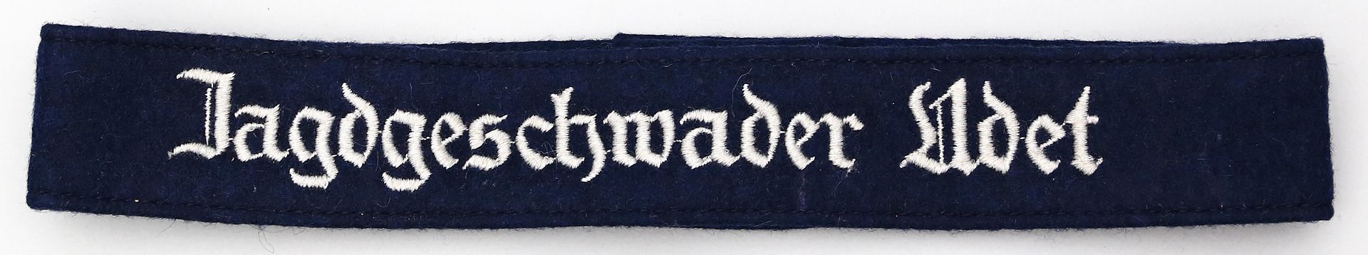 Luftwaffe WK 2, Ärmelband "Jagdgeschwader Udet".