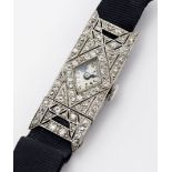 Art Deco-Damenarmbanduhr.