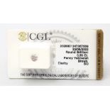 Gelb-brauner Brillant, 0,5 ct.