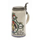 "Offizieller Festkrug Oktoberfest 1910", 1 Liter.