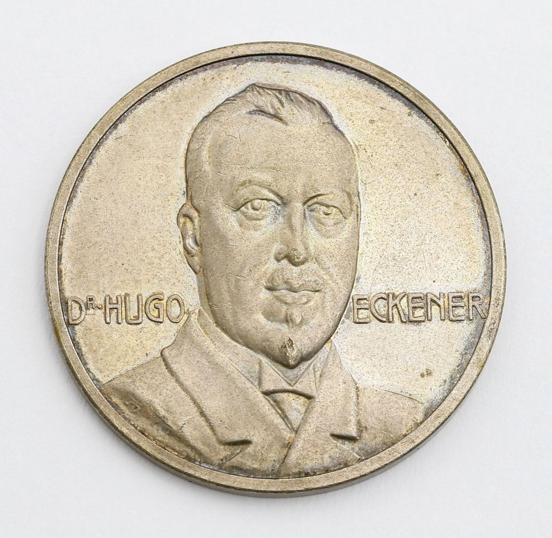 Medaille "AMERIKAFAHRT DES LZ 126", 1924. - Bild 2 aus 2