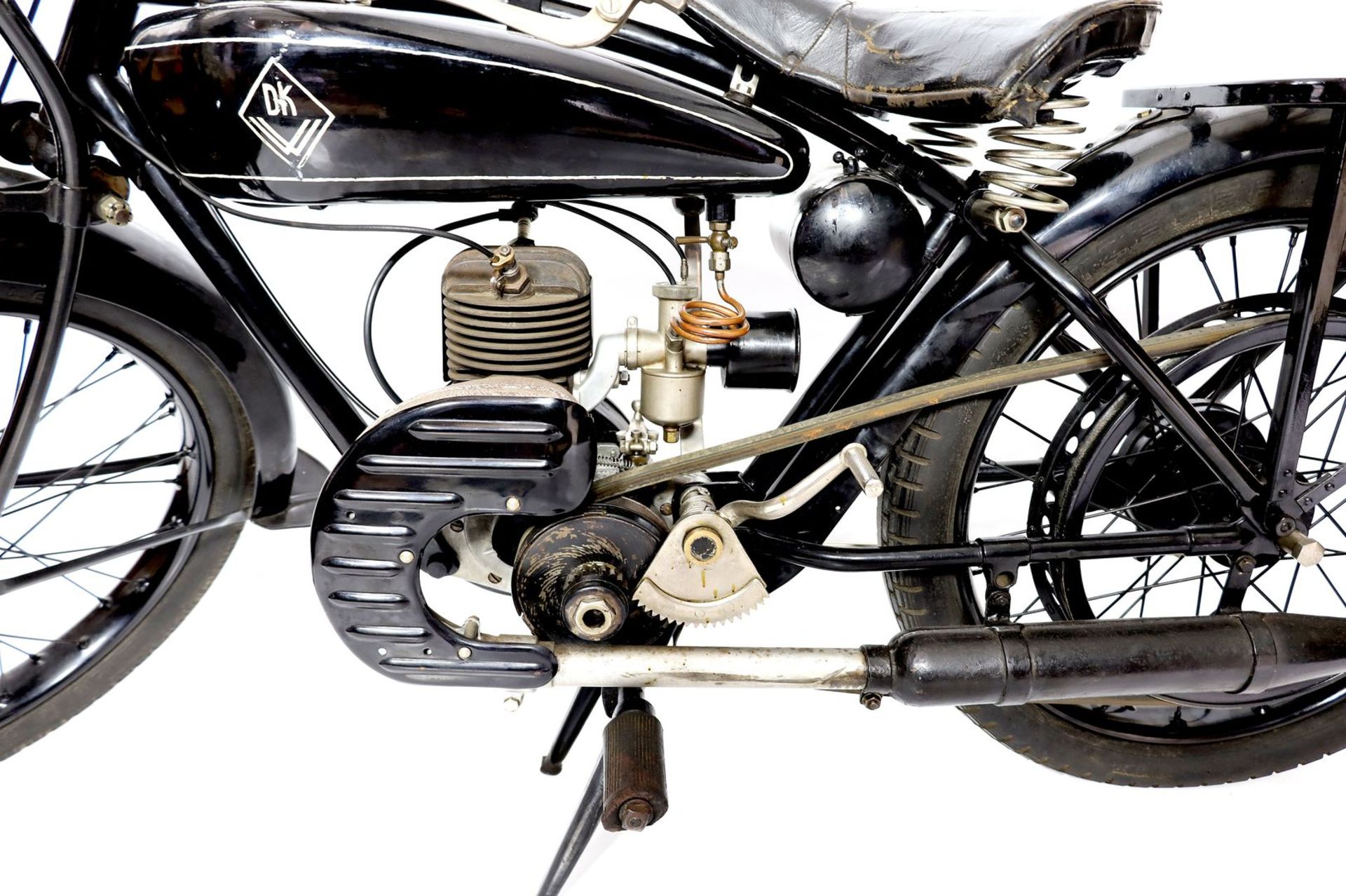 Historisches Motorrad "DKW", Motorenwerke Zschopau. - Bild 2 aus 3