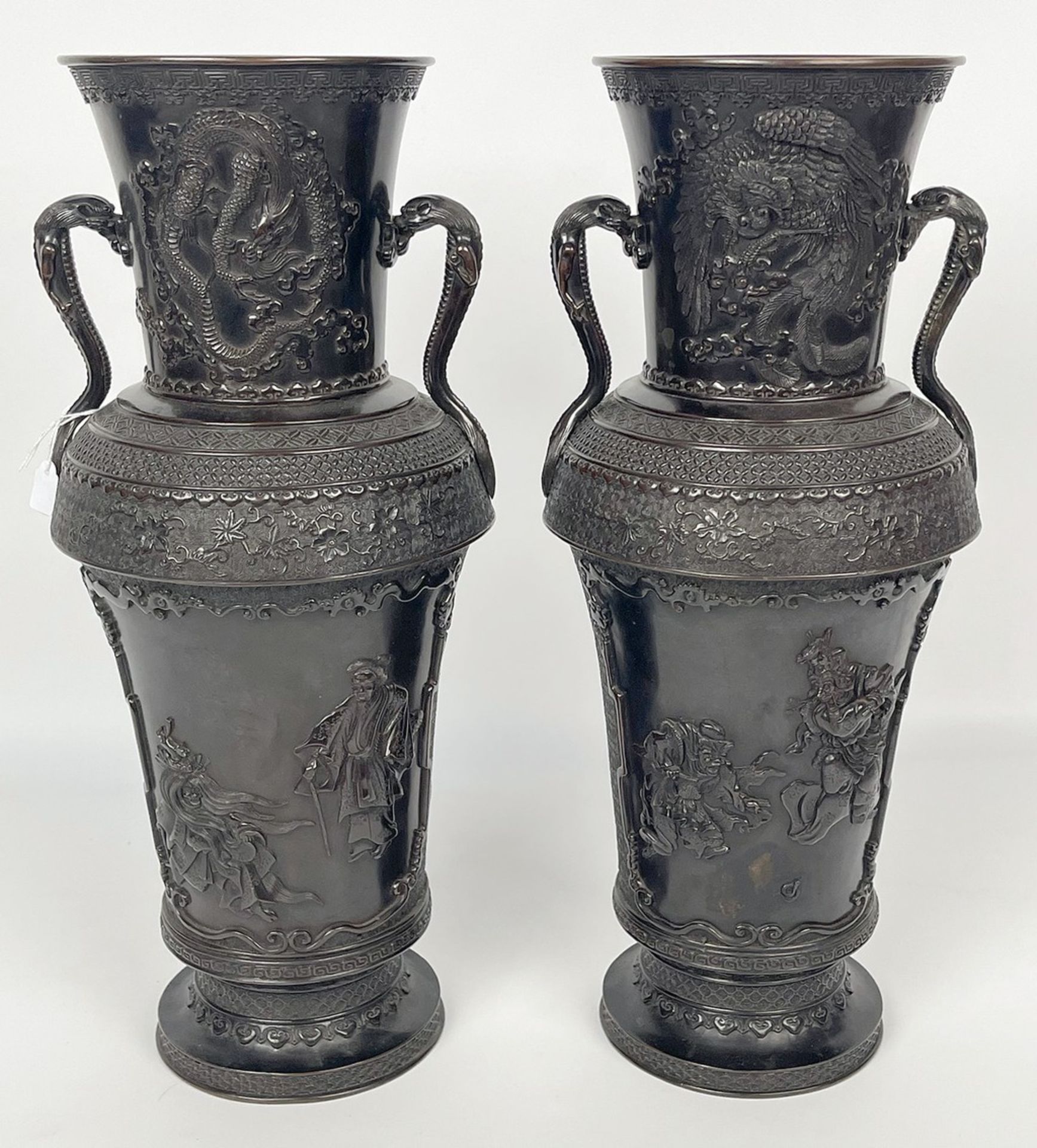 Paar große Vasen. - Image 4 of 28