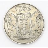 Freie Stadt Danzig, 5 Gulden 1932 "Marienkirche".