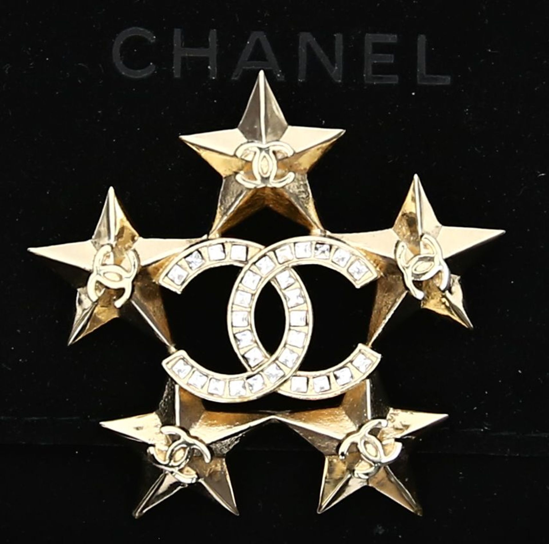 Vintage-Sternbrosche, Chanel.