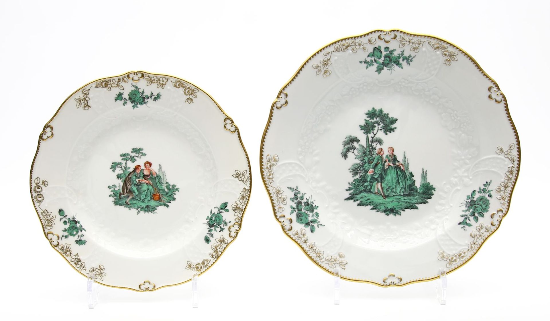 Zwei Teller, Meissen,