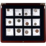 Mecklenburg-Schwerin, verschiedene Regenten, Sammlung von 13 Kleinmünzen.