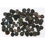 Sammlung von ca. 85 antiken Münzen.