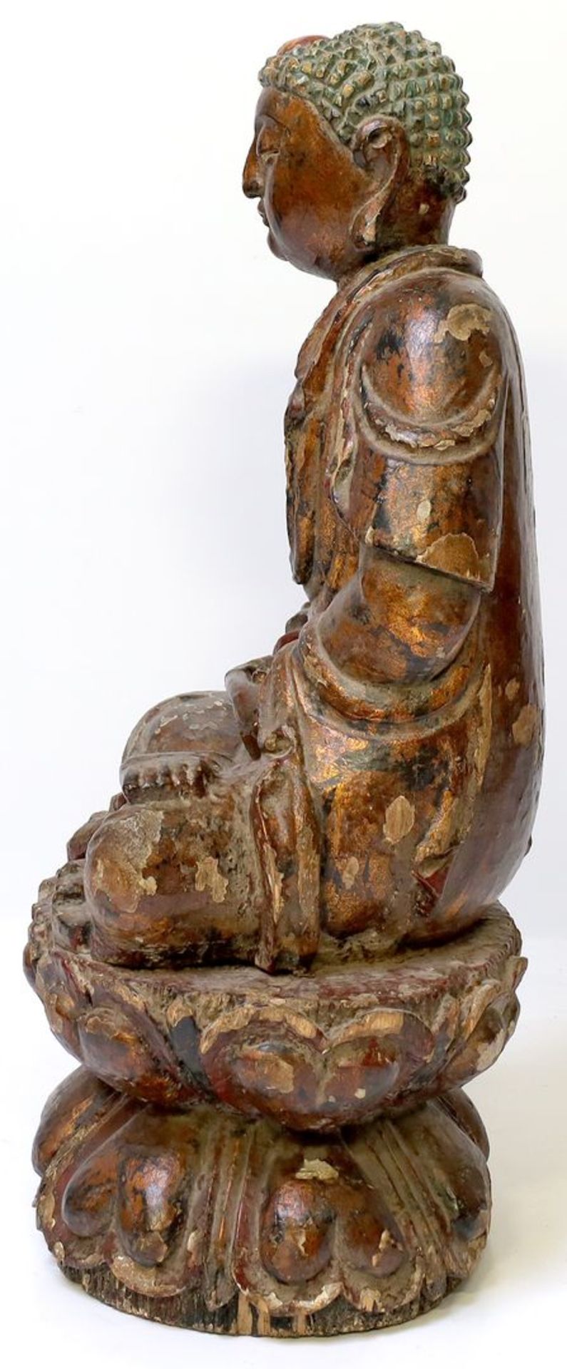 Große Skulptur des Amitabha. - Image 5 of 5