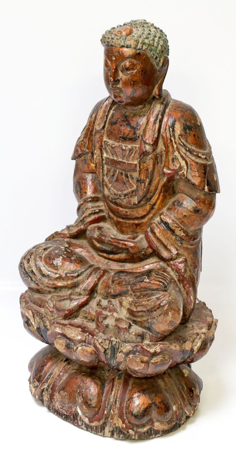 Große Skulptur des Amitabha. - Image 2 of 5