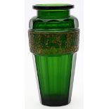 Art Deco-Vase, Moser.