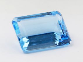 Blautopas, 60,66 ct.