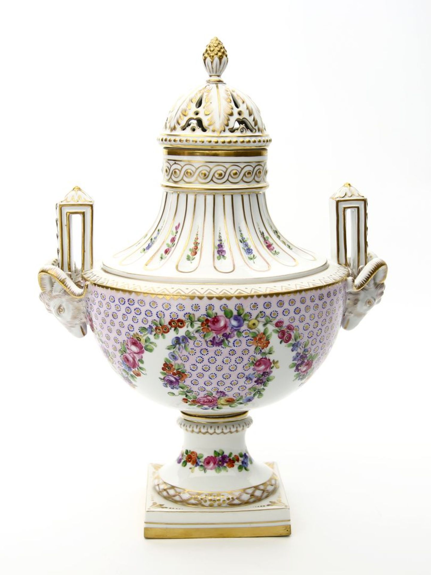 Potpourri-Deckelvase im Stil Louis XVI.