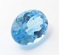 Blauer Topas, ca. 12,75 ct.