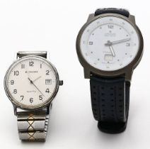 2 Armbanduhren "Mega Solar" und "Quartz", Junghans.