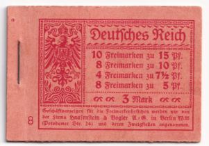 Markenheft Deutsches Reich 3 Mark,