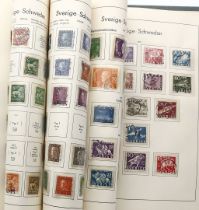 Leuchtturm-Album Briefmarken "Dänemark-Schweden",