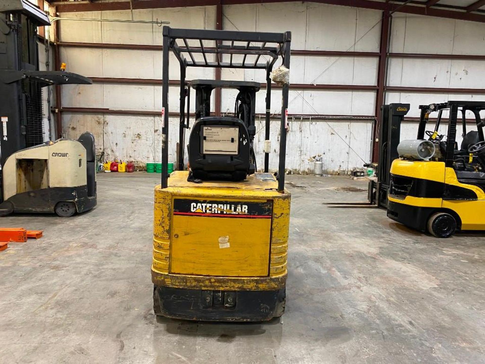 Caterpillar 4,000-LB Capacity Forklift, Model 2EC20, S/N A2EC262584, 48 Volt, Treaded Front & - Image 4 of 5