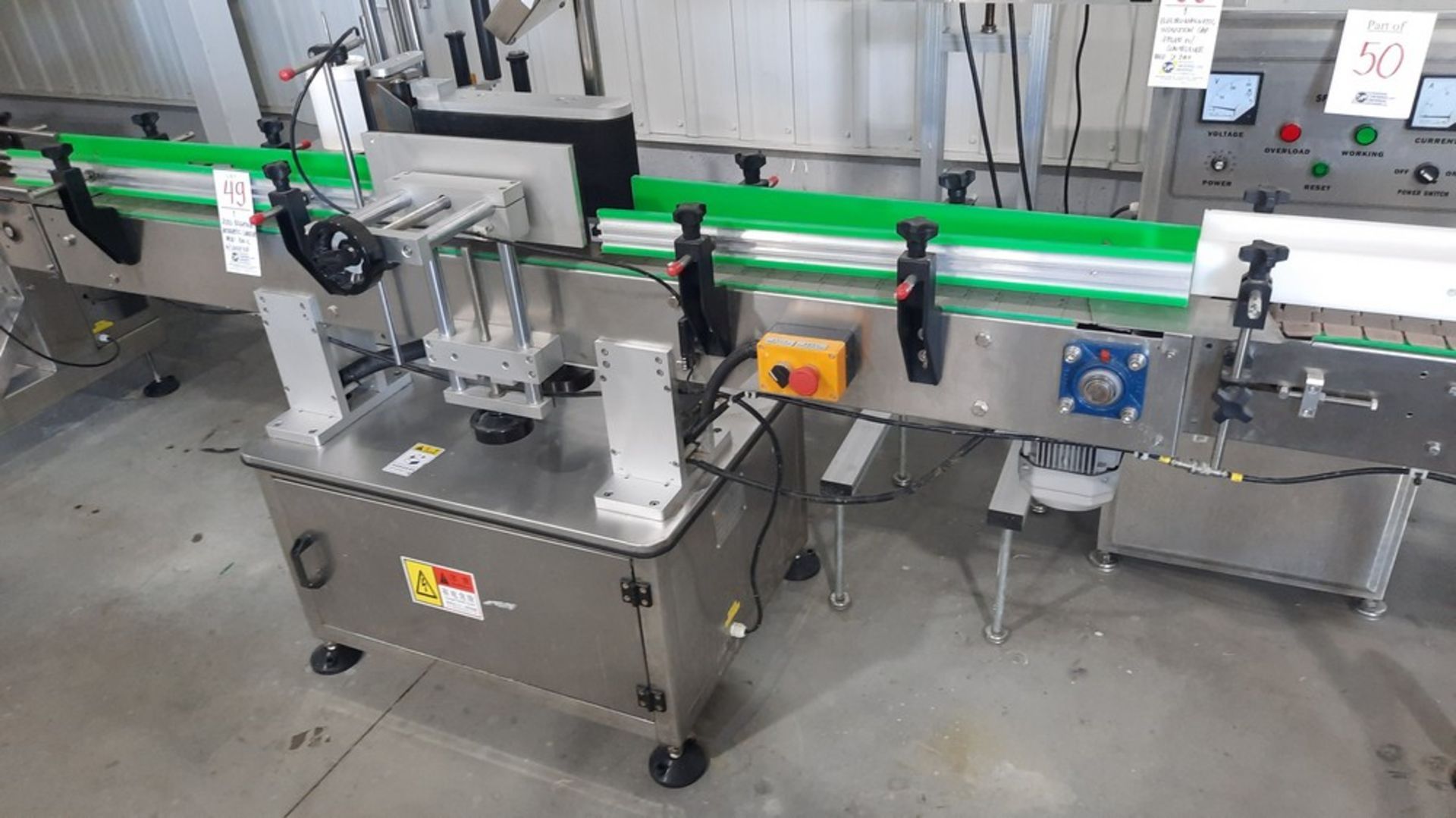 2020 BRIGHTIN Automatic Labeler, mod: BW-L, c/w Conveyor ... Simple Loading fee $100 - Image 2 of 7