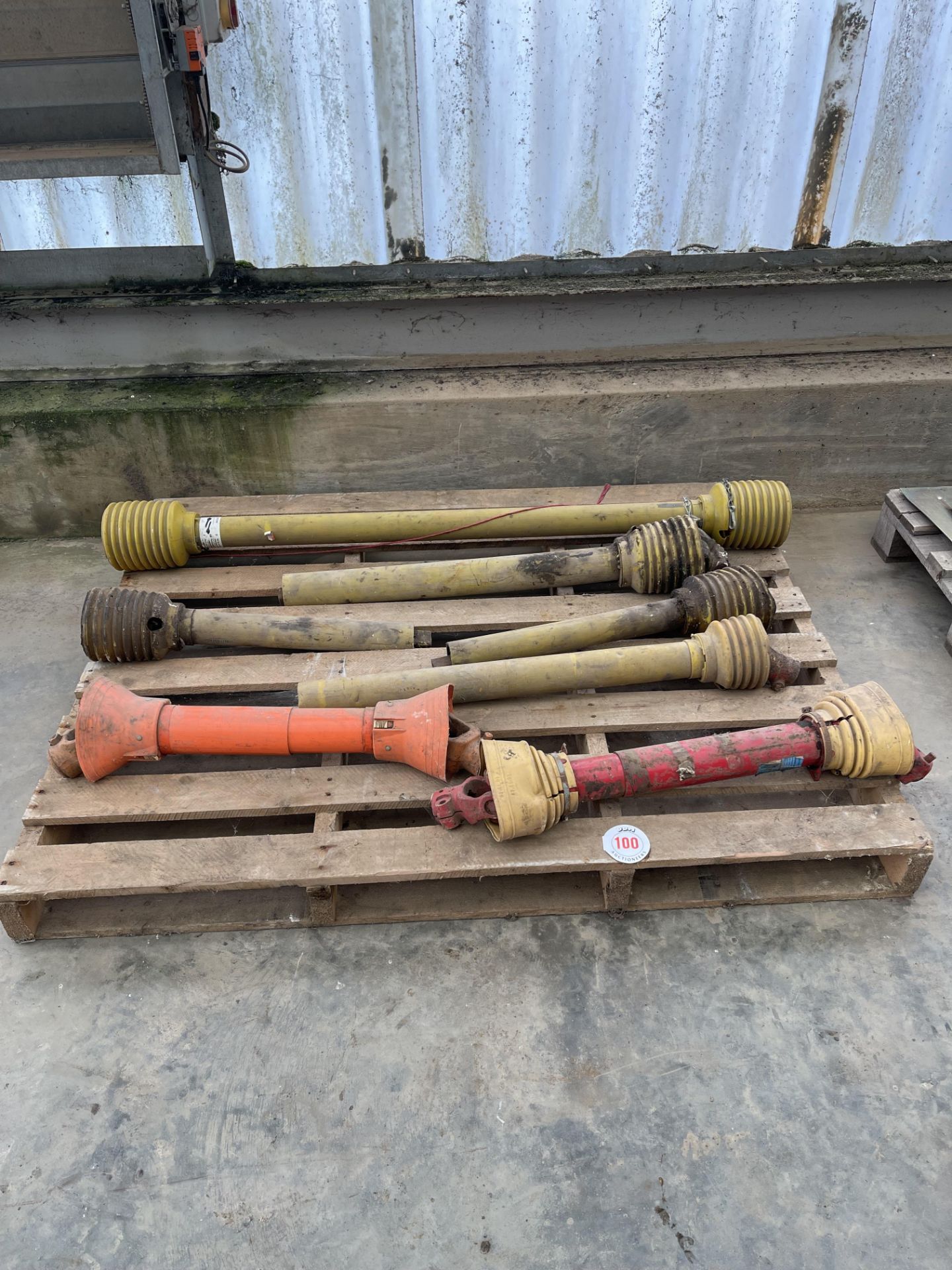 Pallet of assorted PTO Shafts
