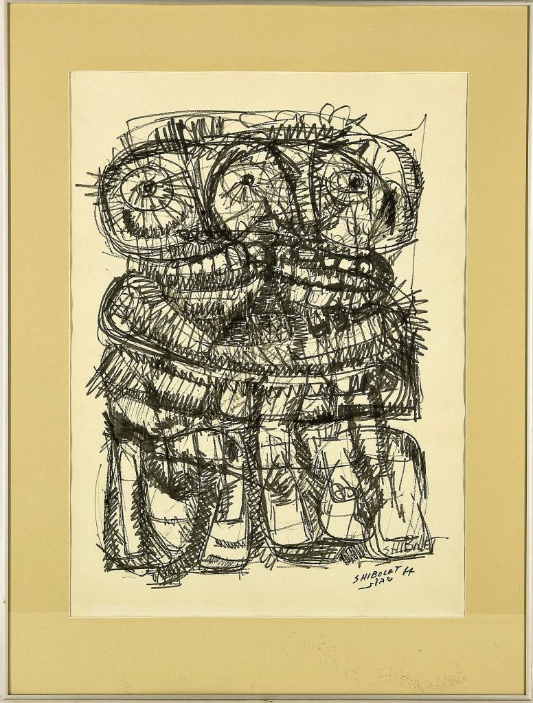 Shibolet, figuratief pentekening - Image 4 of 4