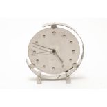 Bronzen vernikkelde Art Deco pendule