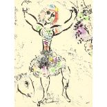 Marc Chagall, La jongleuse, litho 1960