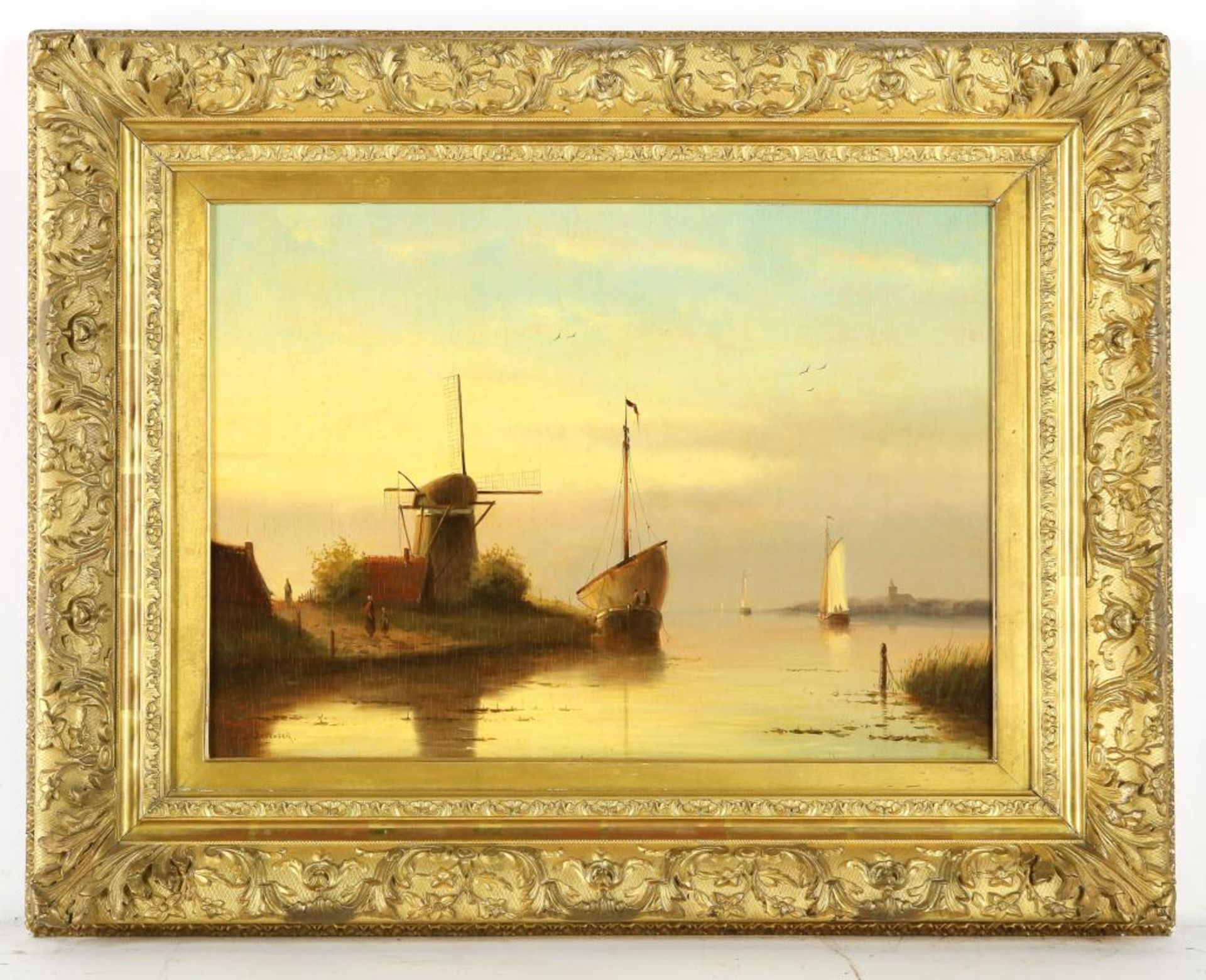 Deventer, W. van, molen langs rivier - Bild 3 aus 4