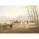 Remmers John (1874-1951) boerenpaarden