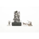 Lot met 3 miniaturen