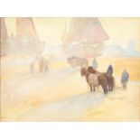 Sluiter Willy (1873-1949) strand paarden