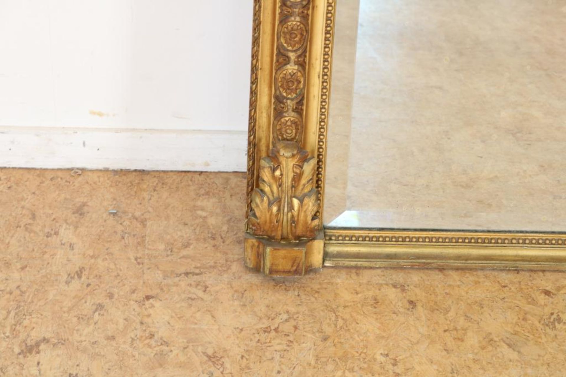 Geslepen spiegel in goudlak lijst - Image 2 of 4