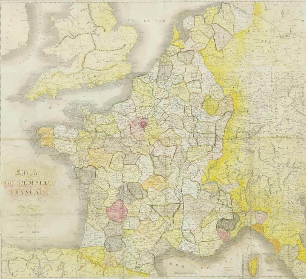 Gravure: Tableau de l'empire francais