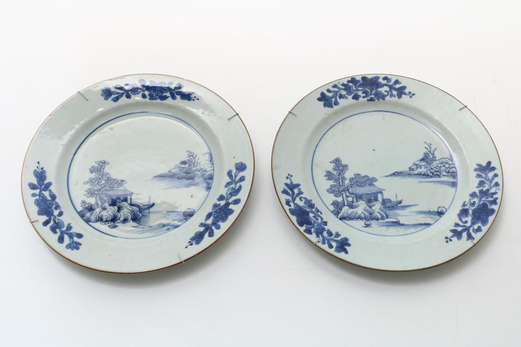 Stel 18e eeuwse porseleinen borden China