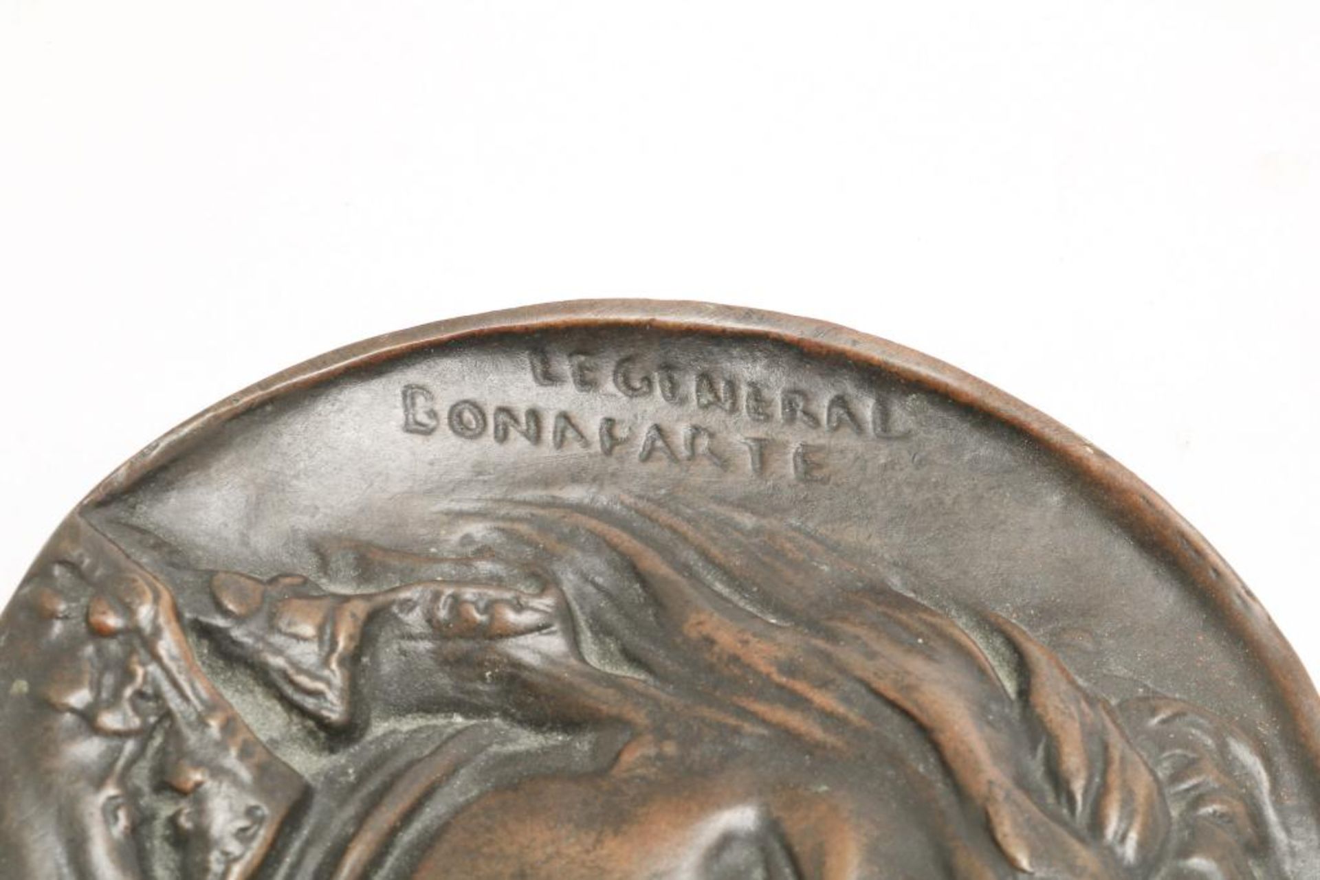 Bronzen plaquette Napoleon en porselein - Bild 2 aus 5