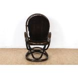 Rotan bamboe fauteuil