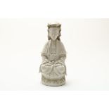 Blanc de chine guanyin in lotus houding