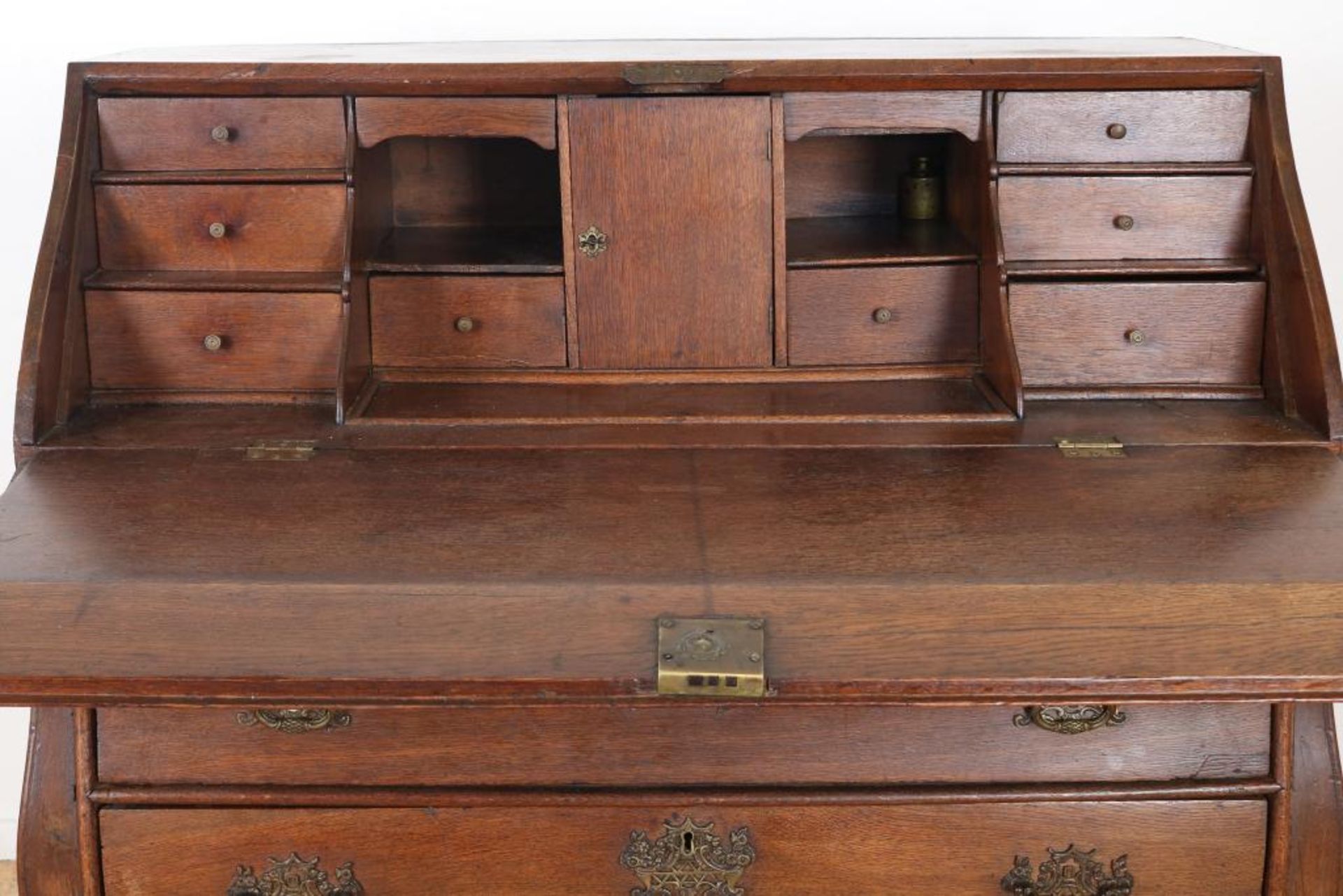 Eiken Louis XV secretaire, 18e eeuw - Image 6 of 6