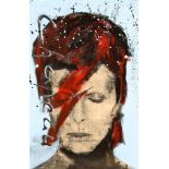 Ronald Chapeau, David Bowie mixed media