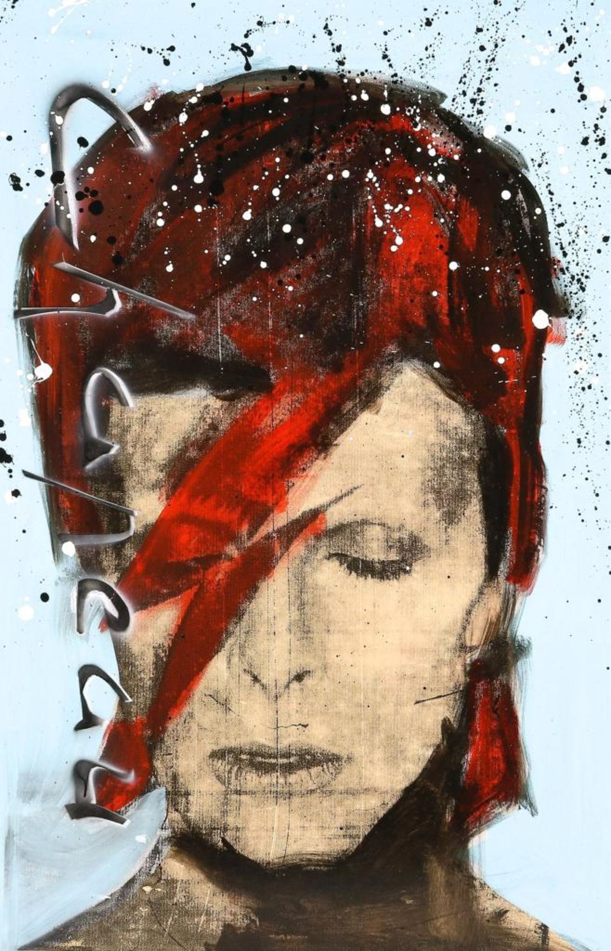 Ronald Chapeau, David Bowie mixed media