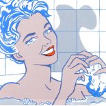 Lichtenstein, vrouw in bad