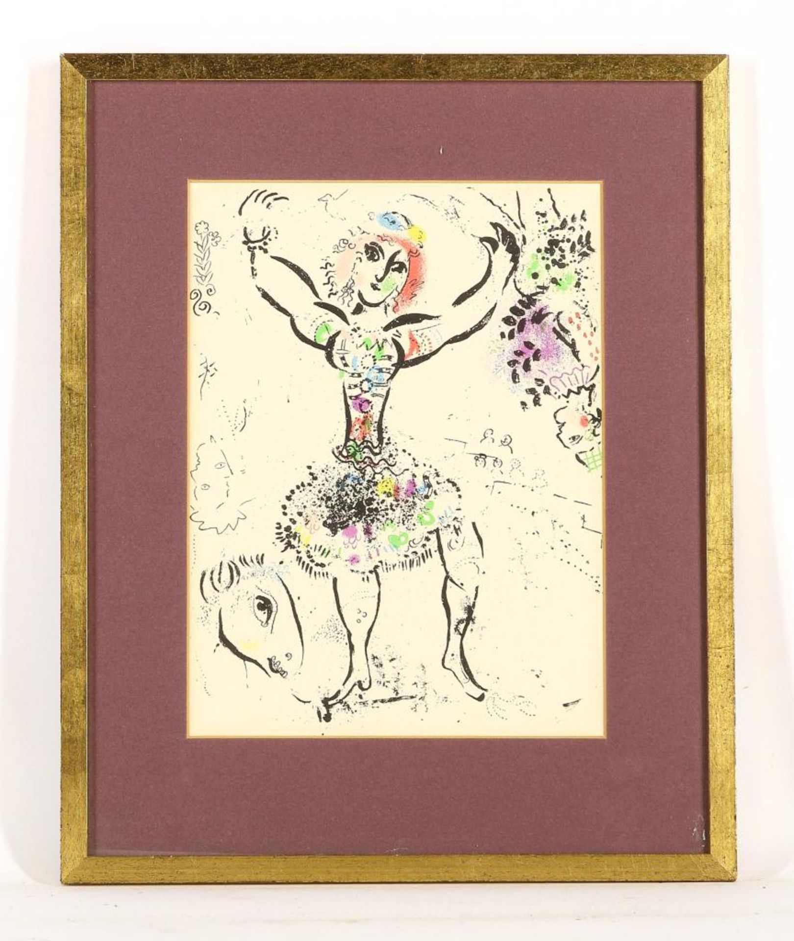 Marc Chagall, La jongleuse, litho 1960 - Bild 3 aus 4