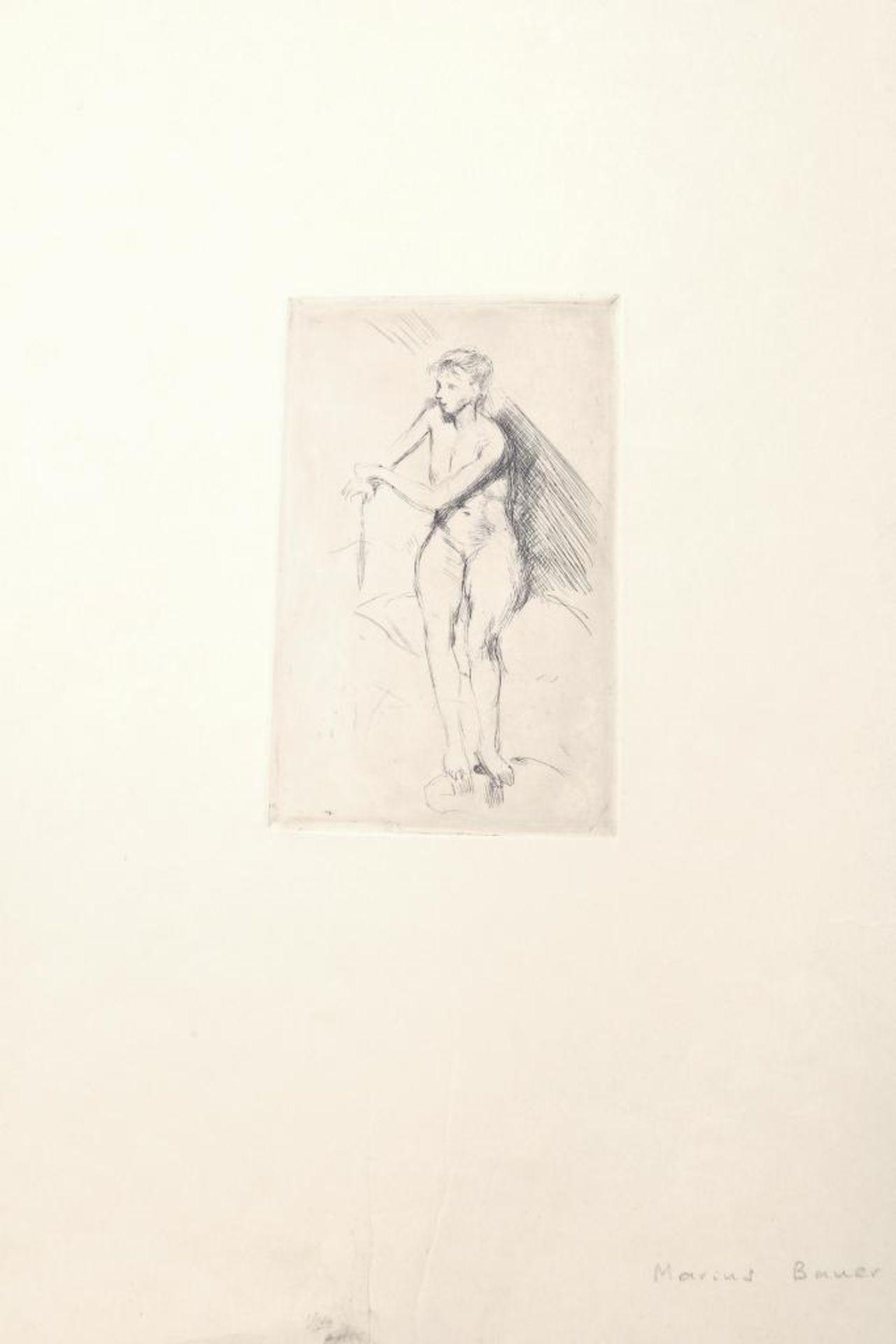 Marius Bauer, 3 etsen en 1 litho - Image 2 of 5