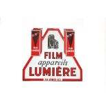 Emaille reclamebord Films Appareils Lumi